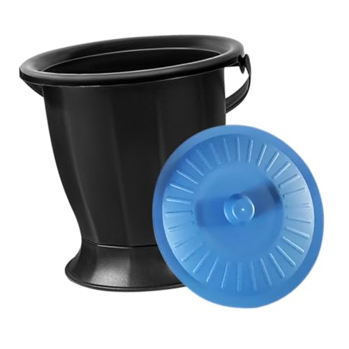 HANABASS Travel Urinal Portable Collapsible Potty with Odor-isolating Lid Thick Plastic Lightweight Non-skid for Stability