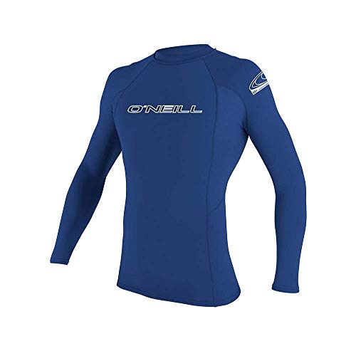 O';Neill Grund Skins Langarm - Mannschaft Schnell Dry Leicht Rash Vest Top Pacific - UV - Sonnenschutz und SPF - Eigenschaften