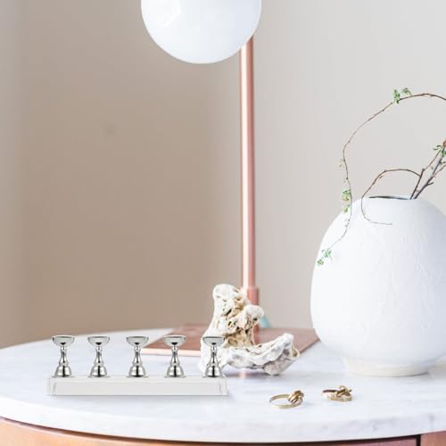 Soporte acrílico para práctica de manicura 4 unidades miniatura 4