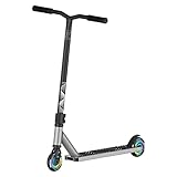 Zplus Pro Trick Scooter for Pros and Beginner Stunt Scooters - with Wide Deck Freestyle Scooter - Suitable for Kids,Teens and 8+ Years(Silver)