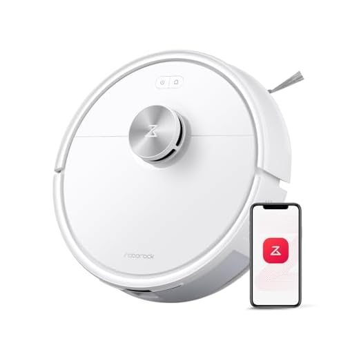 roborock Q7 M5 Saugroboter mit Wischfunktion, 10.000Pa Starker Saugkraft, Dual Anti-Tangle-System, 150Min Laufzeit, LiDAR Navigation, Staubsauger Roboter für Teppich, Tierhaare, APP Steuerung(Weiß)