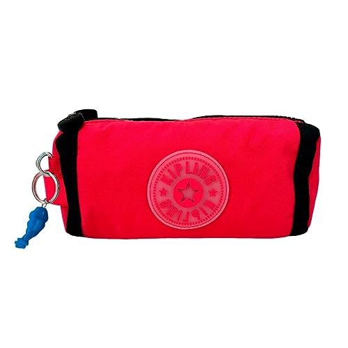 ESTOJO ESCOLAR ALLIE - KIPLING TRUE PINK BLACK