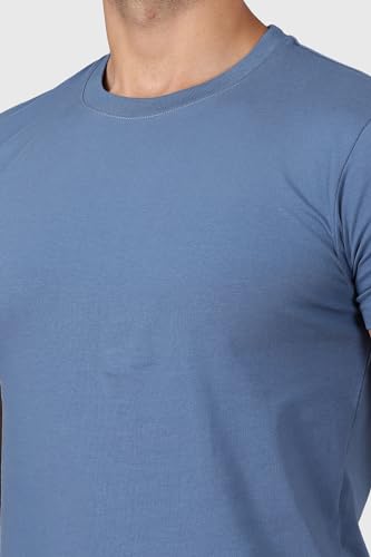 Image of Men's Crew Neck Slim Fit Gym Sports T-Shirt