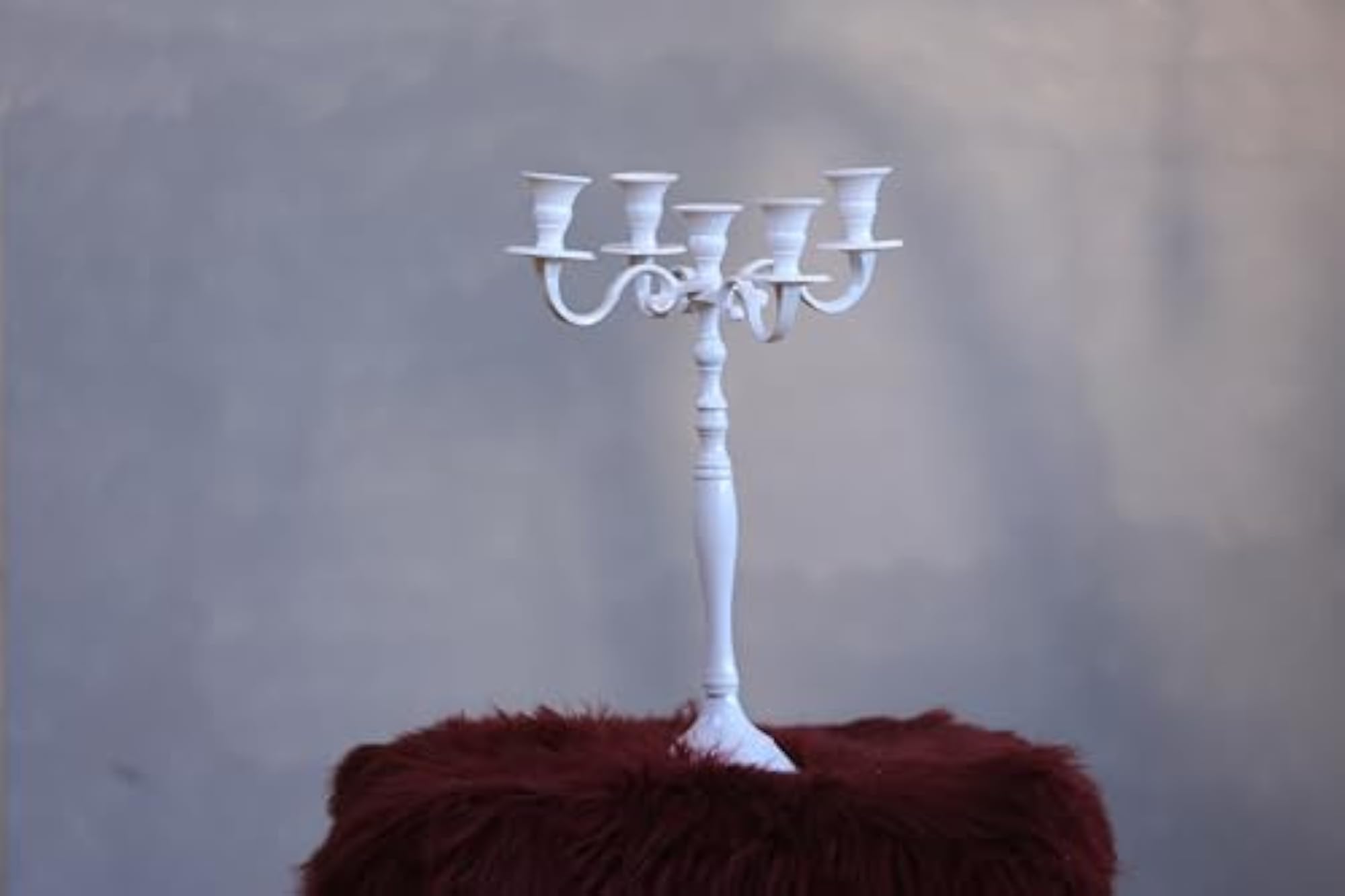 Aluminum Casting Small Candle Stand for Christmas