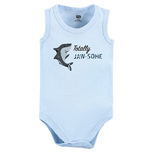 Image of Hudson Baby Unisex Baby Cotton Sleeveless Bodysuits