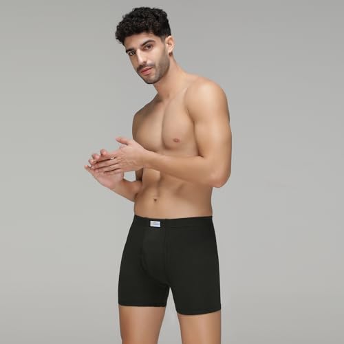 Image of Amul Comfy Men's Trunk Underwear | Soft Outer Elastic | Soft Waistband | Breathable Comfortable Innerwear | Pack of 10 | Color May Vary