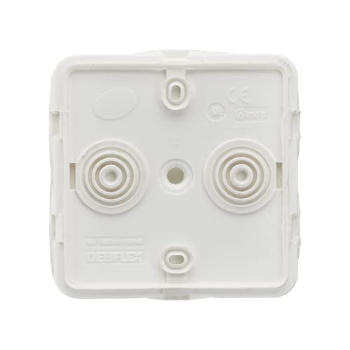 DEBFLEX 718245 Waterproof Junction Box IP66 85 x 85 / P50 White - Image 3