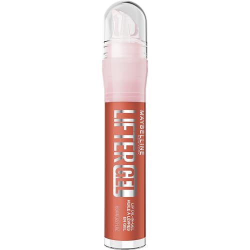 Maybelline Lip Gloss Lifter Gel Click Pen with Passionfruit Oil 24Hours Hydration & Reflective Glass-Like Shine Scented Non-Sticky Formula to Smooth Lip Lines Shade: 007 - Vanilla Hor