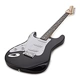 Guitare électrique pour gaucher LA Series by Gear4music, Black