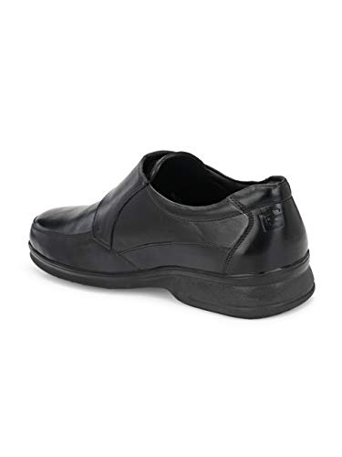 Image of Eego Italy Men's Genuine Leather Plus Size Formal Fastening Slip On Shoes