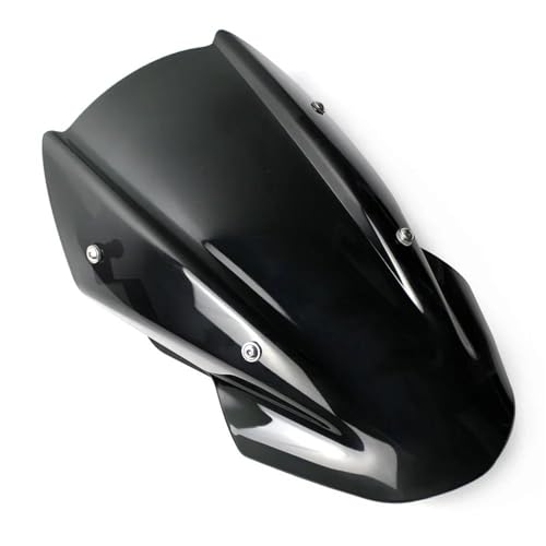 Pare-brise moto haut de gamme avec déflecteur d'air profilé Z650 Smoke