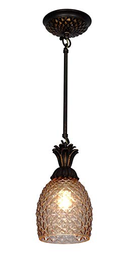 Suspension ananas lumineuse en bois de palissade pour tête de lit