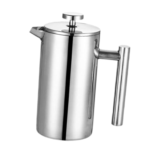 Image of ARTISOUL French Pressing Coffee Maker Heat Resistant Coffee Pot for Home Kitchen Camping 800ml Silver | Home & Garden | Kitchen Dining & Bar | Small Kitchen Appliances