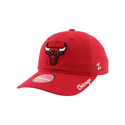 Chicago Bulls NBA Officially Licensed Women's Adjustable Hat Girlfriend Icon Team Color