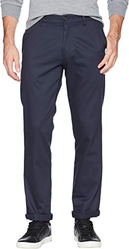 Dockers Mens Slim Fit Signature Khaki Lux Cotton Stretch Pants Navy 32W x 32L