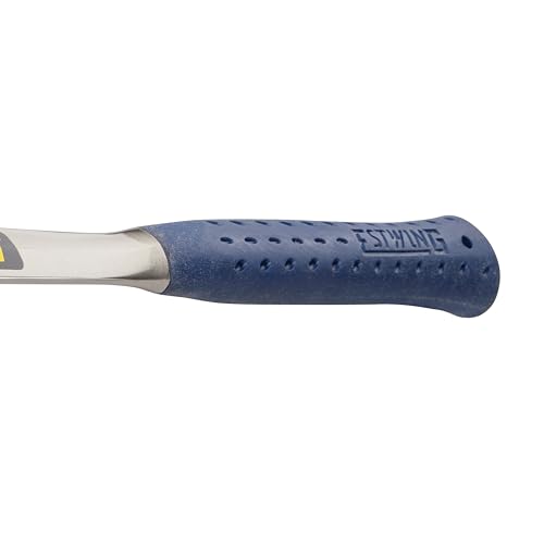 ESTWING Framing Hammer - 22 oz USA Made Long Handle Straight Rip Claw Hammer with Smooth Face & Shock Reduction Grip - E3-22S by Estwing - Image 4