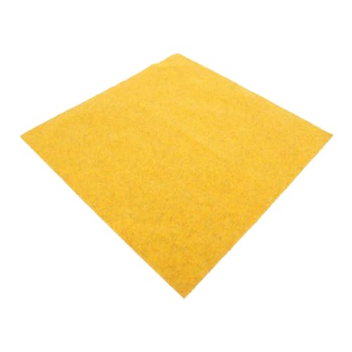 KONTONTY Cesped Artificial Estera De Hierba Césped Artificial Al Aire Alfombra De Cesped Hierba Falsa Estera De Césped Modelo De Decoración De Césped Artificial Golden El Plastico