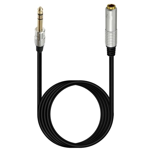 Cable de extensión 6.35mm macho a hembra de 9.8 ft miniatura 1