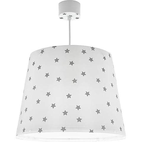 Dalber Lámpara Infantil De Techo Star Light Estrellas Blanca Cover