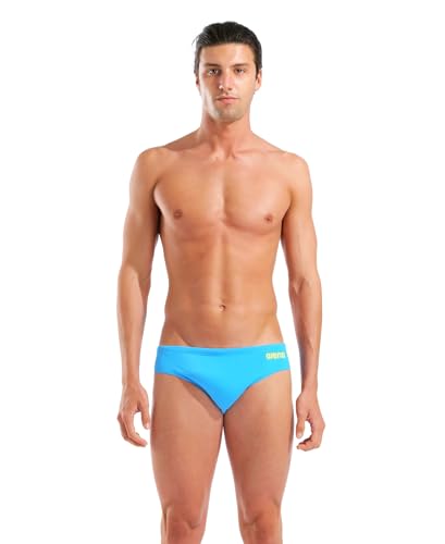 Image of Arena Men's Team Solid Swim Brief MaxLife Athletic Swimwear Professional Swimsuit Bathing Suit