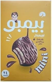 بسكويت شوكولاتة ميني أصلي محشو، 24 قطعة