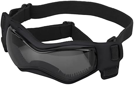 Ownpets Sunglasses for Dogs, Dog Sunglasses Small Bread with Adjustable Strap, UV Protection Eye Wear Protection Windproof Dog Goggles for Small Dogs, Black