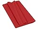 npluseins Laken ohne Gummizug - 100% Baumwolle - ca. 150 x 250 cm 701.887, rot
