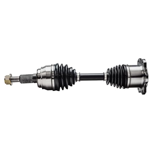 Image of Detroit Axle - 4WD Front 2pc CV Axles for 1999-2006 Chevy Silverado 1500 GMC Sierra 1500 Yukon XL Suburban K1500 K2500 Pickup Blazer Tahoe Escalade ESV EXT, 2 CV Axle Drive Shafts Replacement
