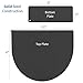 VIVO Steel Reinforcement Bracket Mount Plate for Thin, Glass, and Other Fragile Table Top Surfaces, Compatible with Most Monitor Stand C-Clamp Installations, Anti-Slip No Scratch, Black, STAND-AC01R