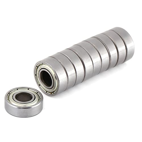 10 Pezzi Mini Cuscinetti a Sfera, 608ZZ Cuscinetti...