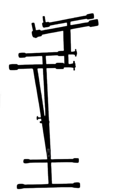 Standzo Heavy Duty Single Keyboard Steel Stand X12-D, Powder Coated (Black)