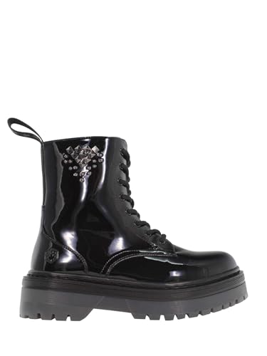 Lumberjack Elyse, Botas de Combate Mujer, Negro, 39 EU