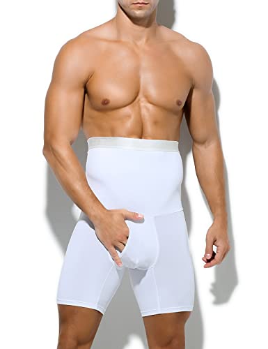 Men's Compression Shorts Boxer Tummy Control High Waist Slimming Shaperwear Pants2