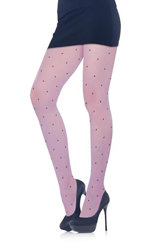 Benefeet Sox Womens Sheer Tights High Waist Sexy Lace Pantyhose Polka Dot Pattern Transparent Stockings4