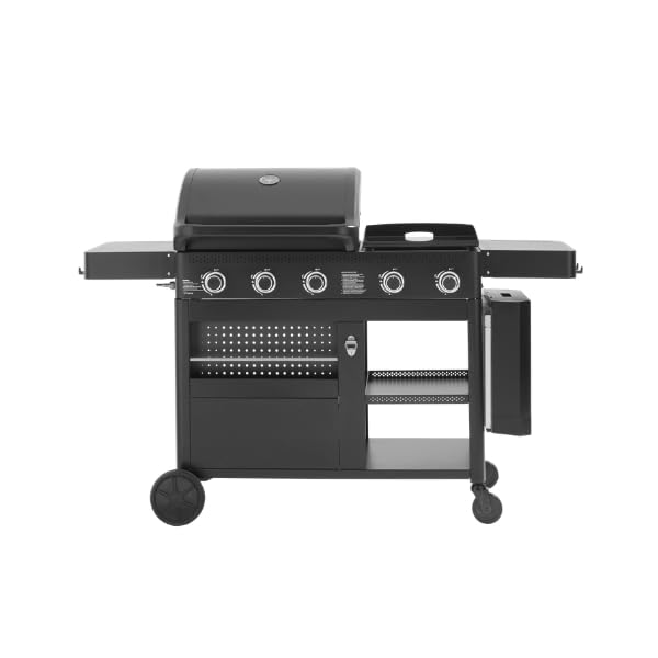 Cook'in Garden - Barbecue Gaz FLAMY, 3 en 1, Plancha +...