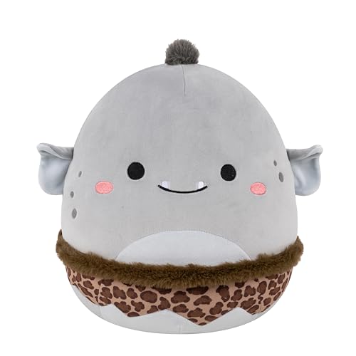 Squishmallows Original 12-Inch Booga the Grey Ogre