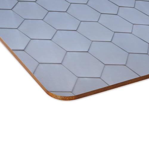Sets de table dôme à facettes hexagonales design architectural haut de gamme - 4