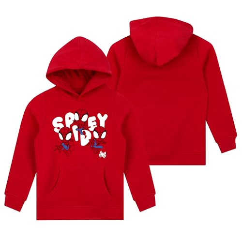 Marvel Spidey And His Amazing Friends Hoodie | Spiderman Hoodie for Boys | Boys Pullover3