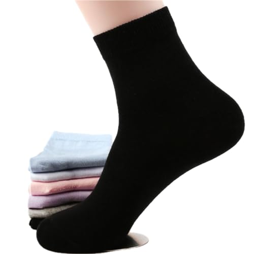 100% Pure Cotton Women's Socks Absorb Sweat and Prevent Odor