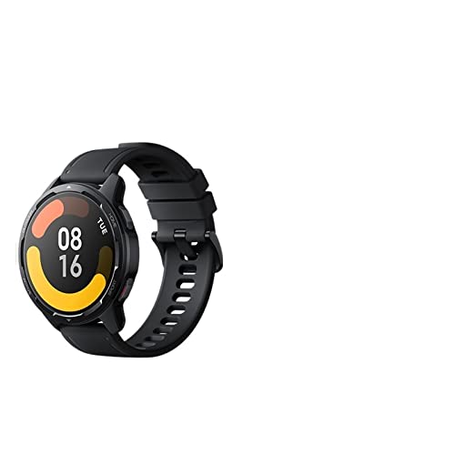 Smartwatches Horloge Display Bluetooth Telefoon GPS Smartwatch (Kleur: Blauw N Zwart Band) (Zwarte N Zwarte Band)
