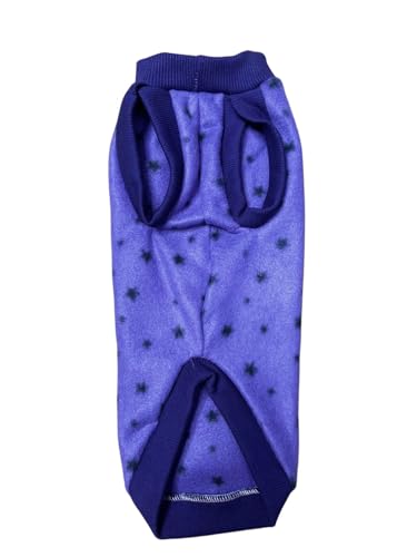 Roupinha de Fleece para Cães de Porte Médio, Estampas Sortidas, Gola Alta, Manga Curta, Tecido Confo