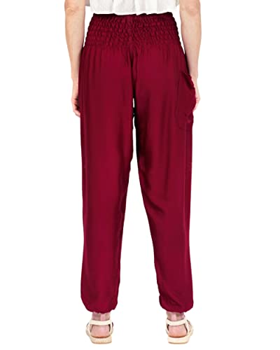 Lofbaz Harem Pants for Women Yoga Boho Hippie Clothing Womens Palazzo Bohemian Pajama Trousers Beach Indian Gypsy Genie Clothes