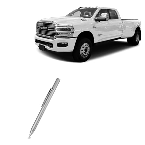 BoxWave Stylus Pen Compatible with Ram 2024 3500 Display (8.4 in) - FineTouch Capacitive Stylus, Super Precise Stylus Pen - Metallic Silver