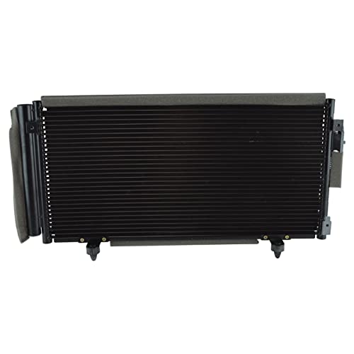 Image of TRQ A /C Condenser and Receiver Drier Assembly Compatible with 2009-2013 Subaru Forester 2008-2016 Impreza 2013-2015 XV Crosstrek 2016-2017 Crosstrek 2015-2019 WRX