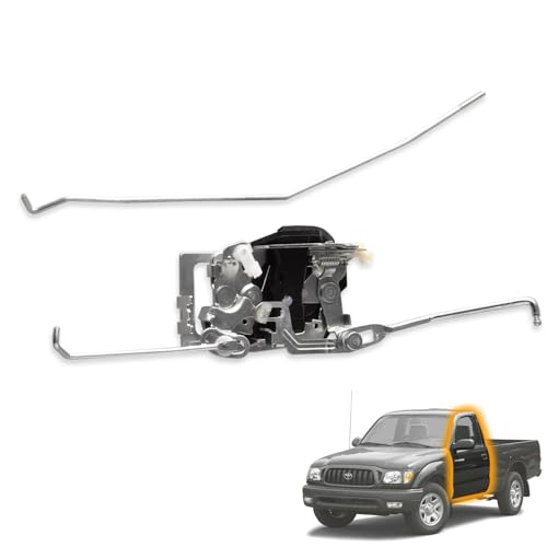 Image of Passenger Door lacth Assembly Compatible for Toyota Tacoma 1998-2004 Front Right Side Latch Non-Power Door Lock Replacement Kit