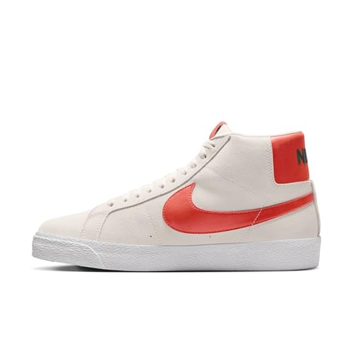 Nike SB Zoom Blazer Mid Skate Shoes (FD0731-003, Phantom/White/Fir/Cosmic Clay) Size 11