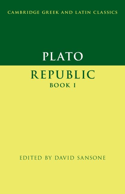 Plato: Republic Book I (Cambridge Greek and Latin Classics)      Kindle Edition