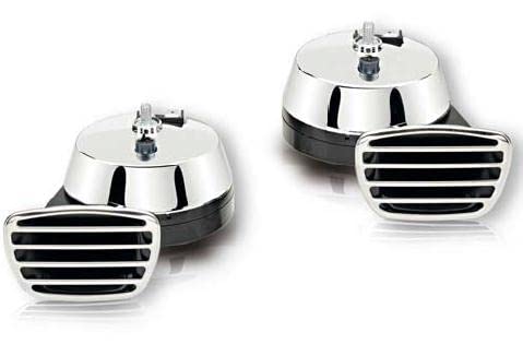 Fanfare Zweiklang Elektro chrom 112 dB Markenware FISA zugelassen !