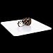 KINJOEK 4 Pack 12 x 12 Inch Acrylic White Black Product Photography Backdrops, 30x30cm Reflective Display Table Top Riser Product Photography Background, Background Board Sheets for Product Shooting