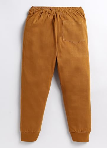 Image of Solid Color Boy's Pure Cotton Track Pant